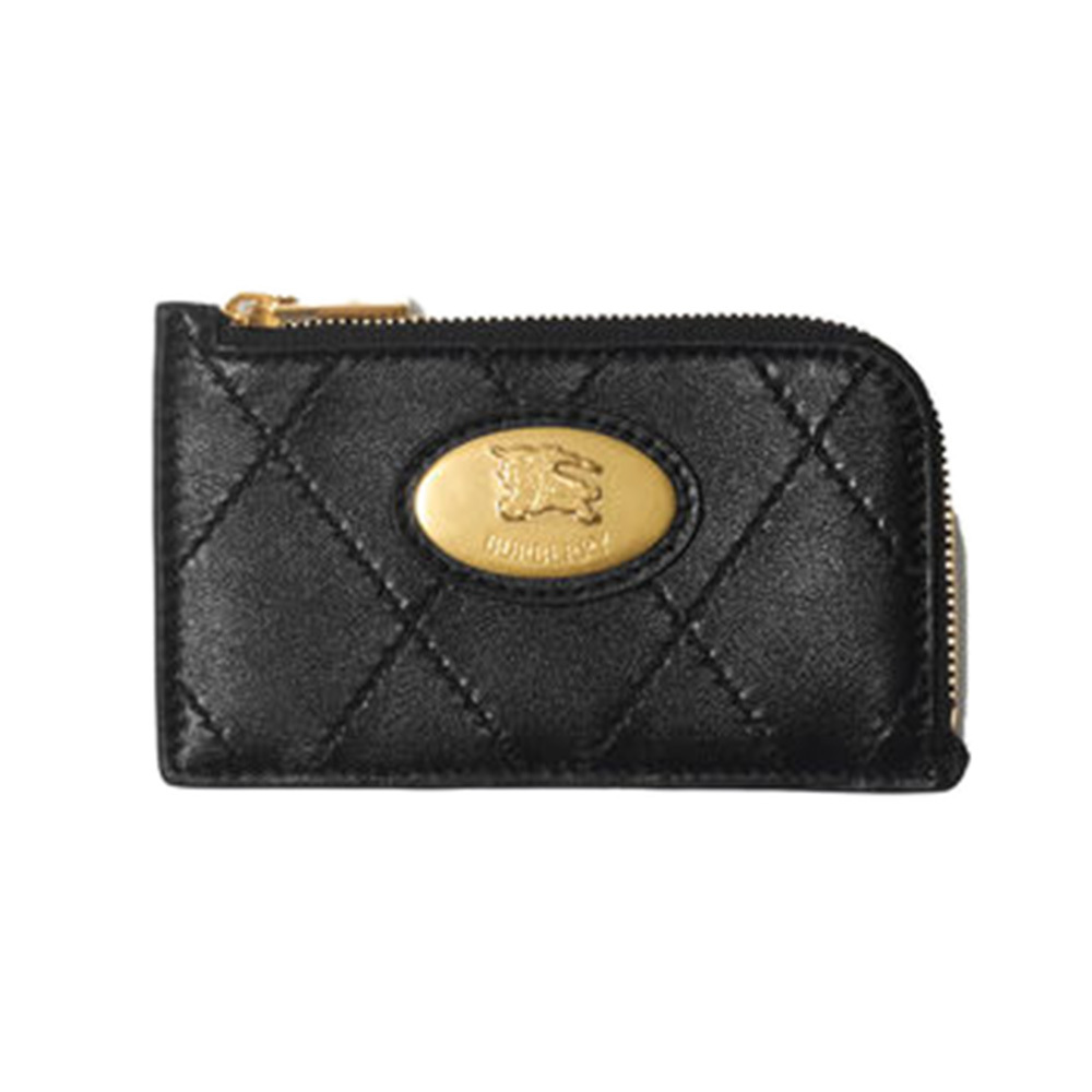 버버리 STRAND 레더 지퍼 로고 카드지갑 블랙 81154261