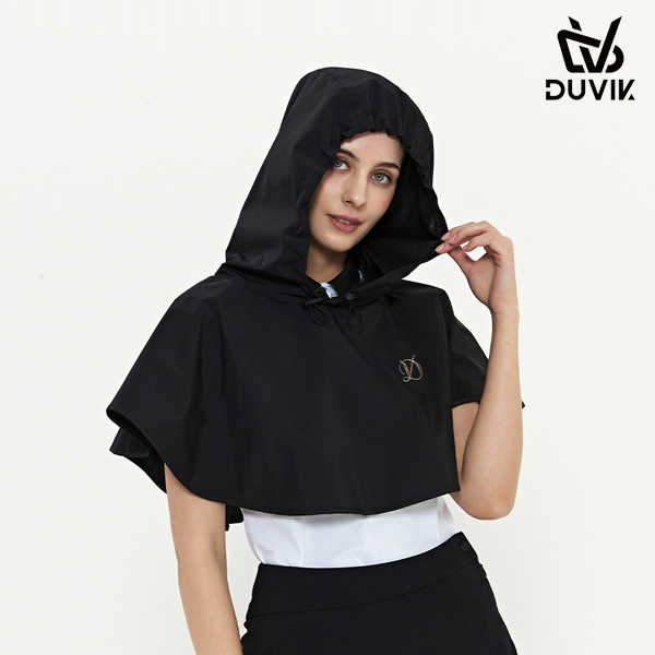 듀빅 공용 방수 심실링 레인후드 모자 DD1WAC702BK