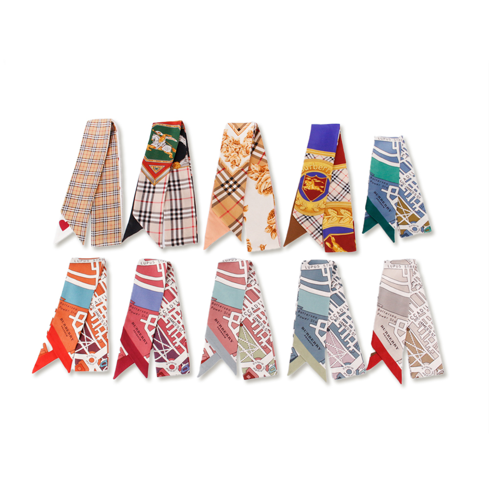 버버리 여성 쁘디 실크 스카프 A 10종 [여주아울렛]