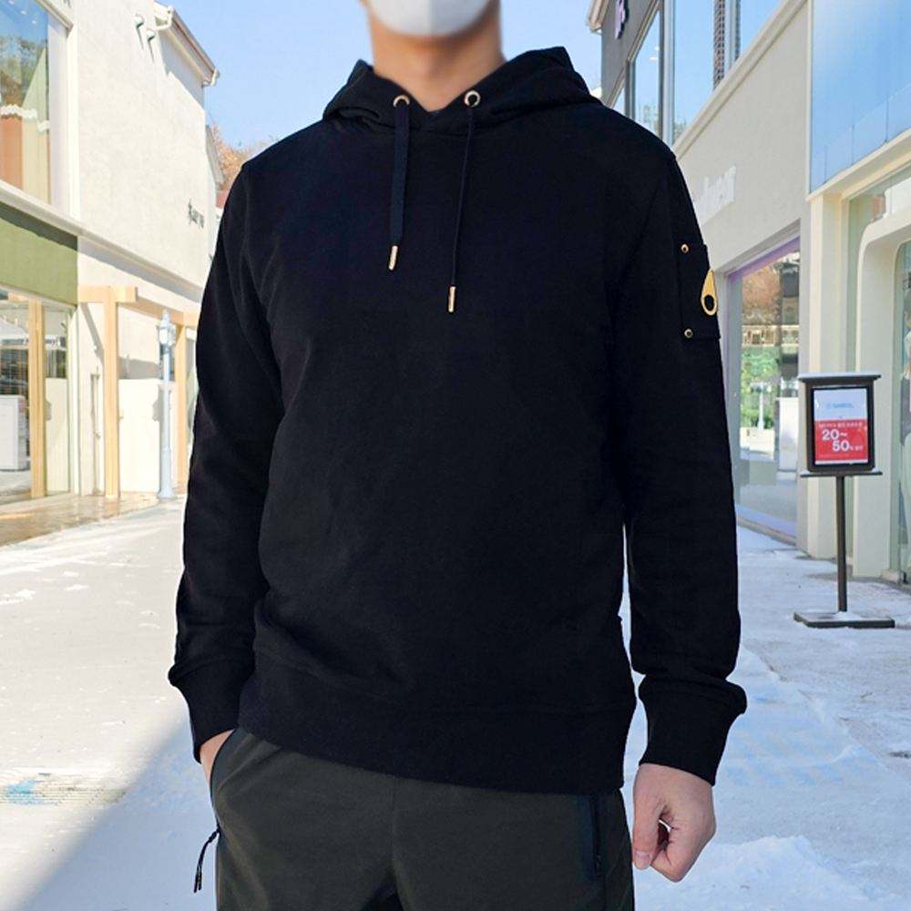 무스너클 폭슬리 남성 후드티 블랙 M31MS626G 292 [여주아울렛]