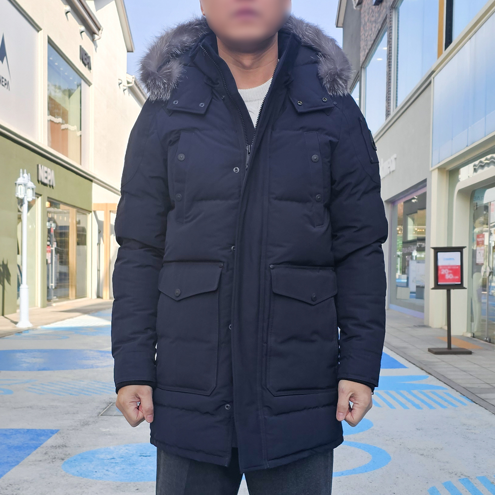 무스너클 빅릿지 남성 패딩 네이비 M39MP210 463 [여주아울렛]