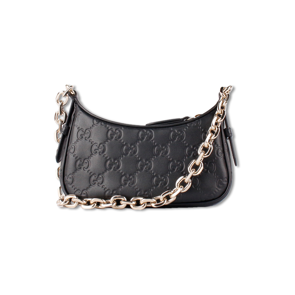 구찌 GG 엠블럼 여성 미니 숄더백 블랙 847091 AAFDV 1000 [여주아울렛]