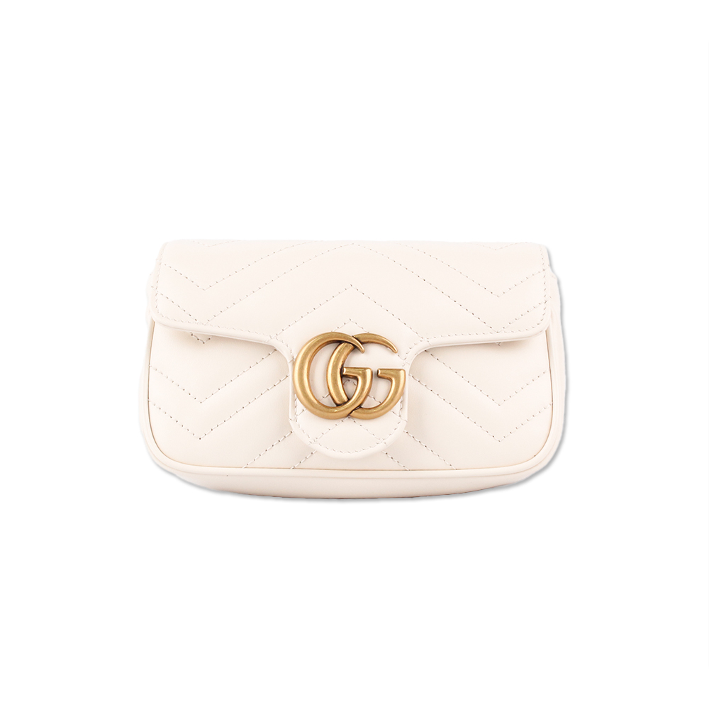 구찌 마틀라세 수퍼 미니 크로스백 화이트 476433 DTDCT 9022 [여주아울렛]