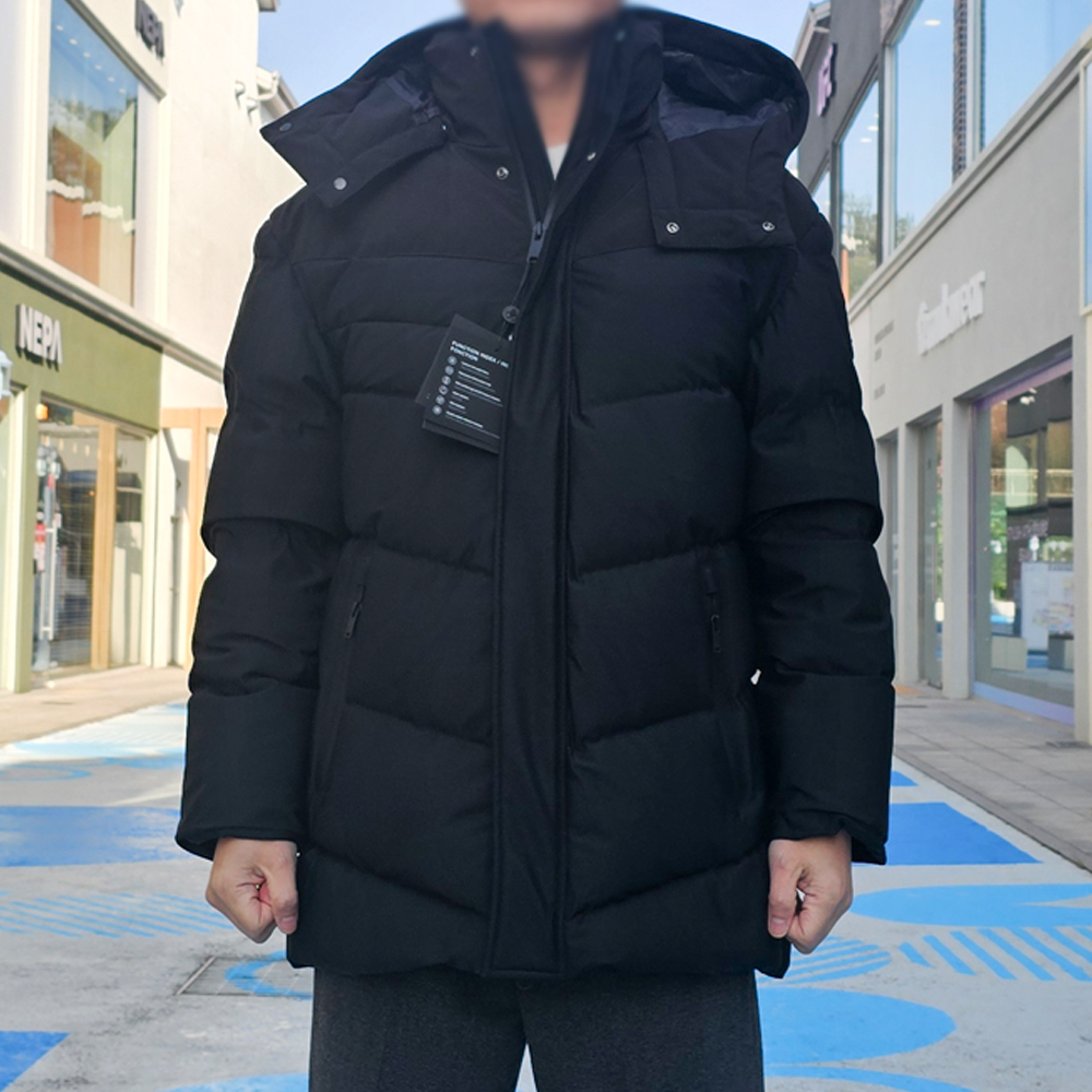 무스너클 슈가힐 남성 패딩 블랙 M32MJ216 292 [여주아울렛]