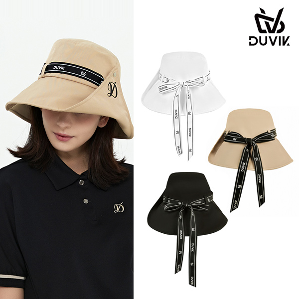 듀빅 여성 와이드챙 언발란스 벙거지모자 DD1WAP743