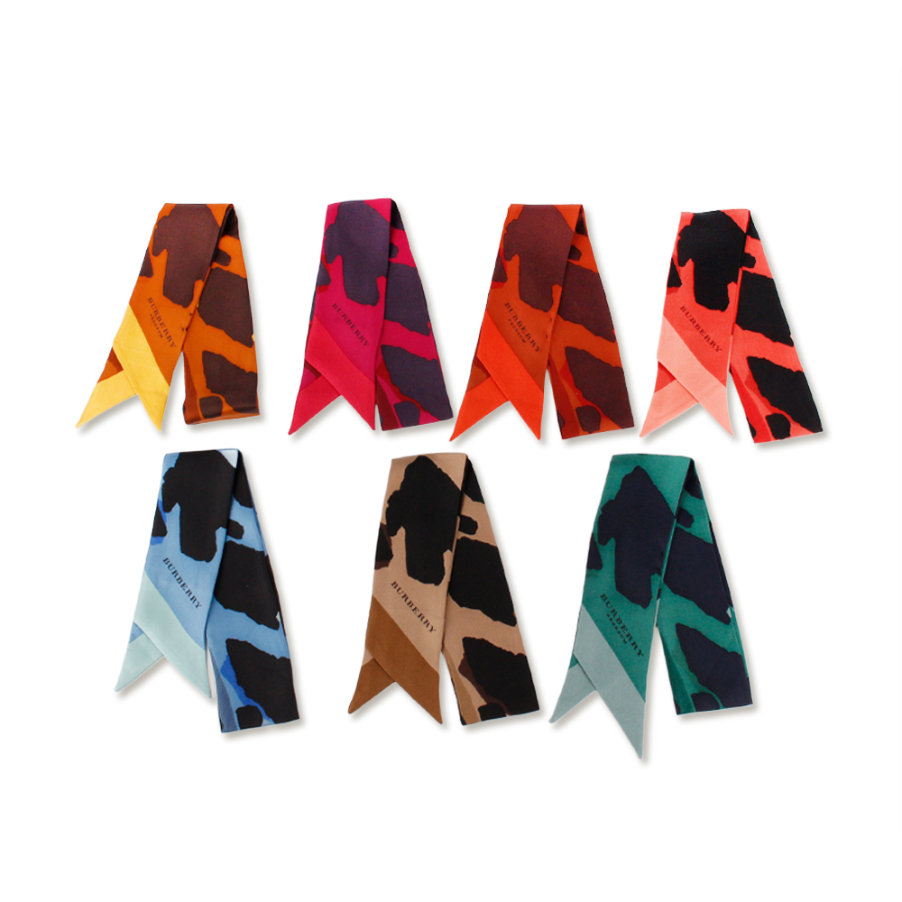 버버리 여성 쁘디 실크 스카프 D 7종 [여주아울렛]