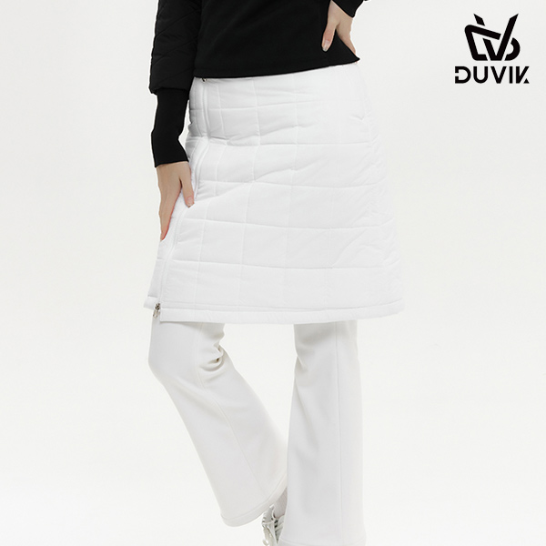 듀빅 여성 뒤밴딩 긴기장 롱 패딩 큐롯 DD4WCU482WH