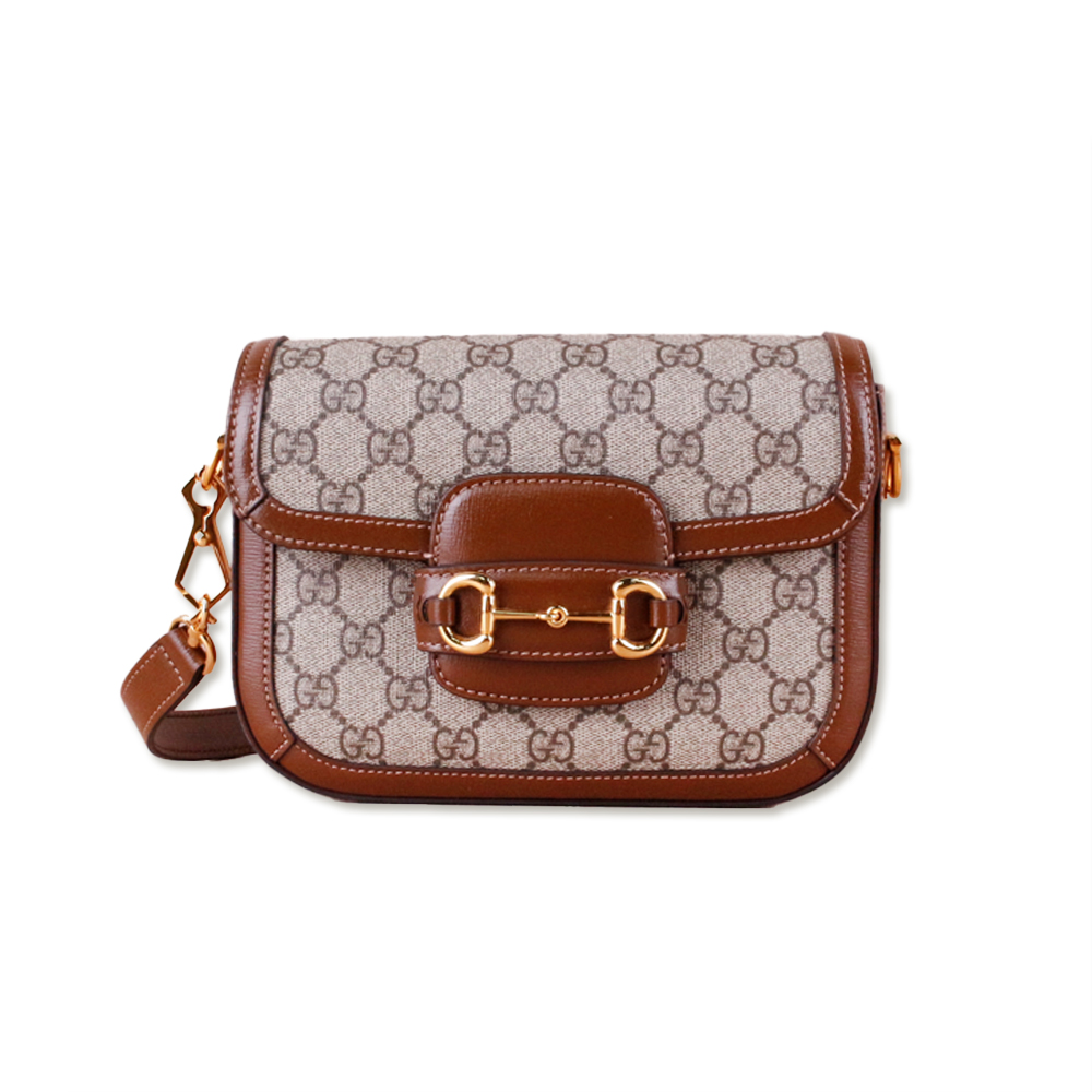 구찌 홀스빗 1955 수프림 캔버스 미니크로스백 브라운 658574 HUHHG 8565 [여주아울렛]