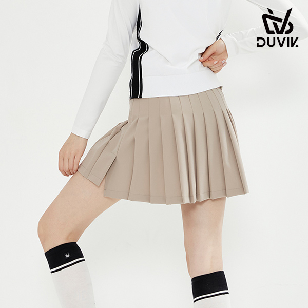 듀빅 여성 언발란스 아코디언 주름 큐롯 DC3WCU002BG